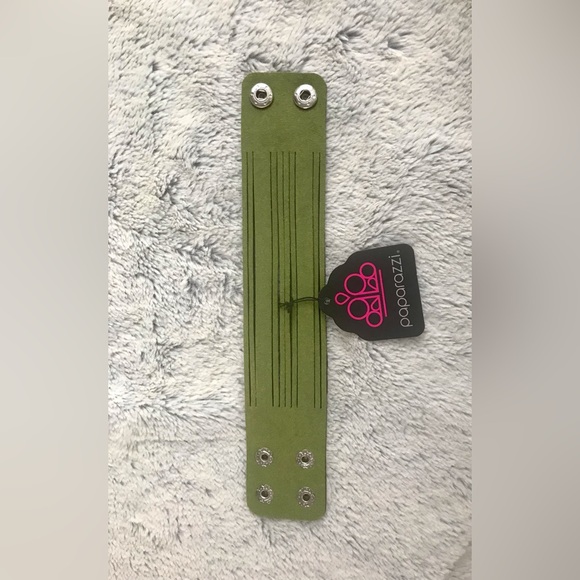 Paparazzi Olive Green Wrap Bracelet - Picture 3 of 5